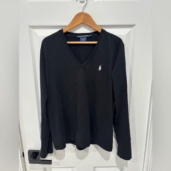 Ralph Lauren Sport Black Cotton Top Size:M - Picture 1 of 4
